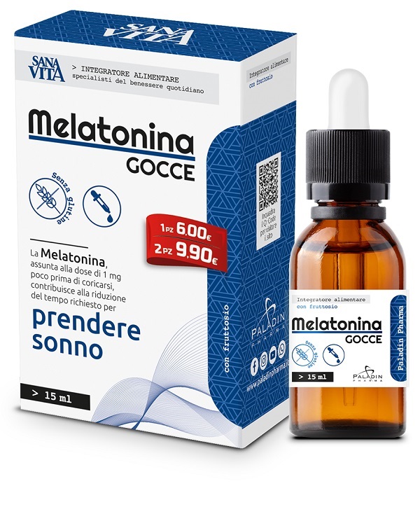SANAVITA MELATONINA GOCCE 15 ML - Gruppofarmastore.it