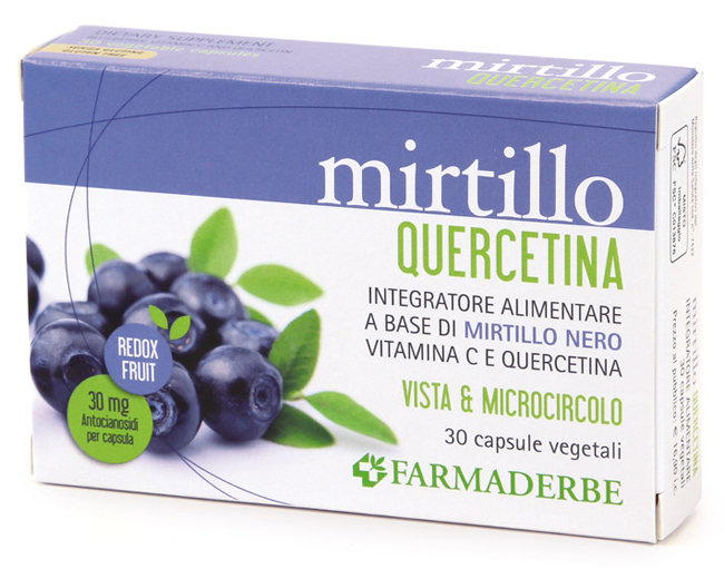 MIRTILLO QUERCETINA 30 CAPSULE - Gruppofarmastore.it