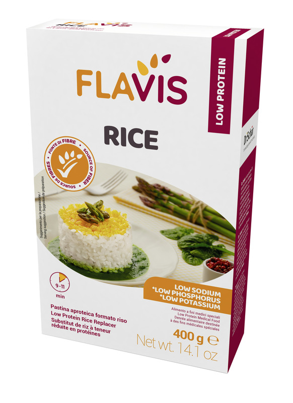 FLAVIS RICE PASTINA APROTEICA FORMATO RISO 400 G - Gruppofarmastore.it