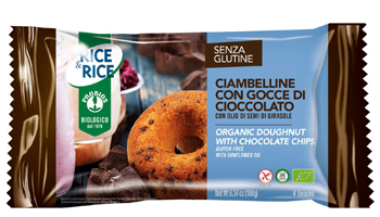 RICE&RICE CIAMBELLINE CON GOCCE DI CIOCCOLATO 4 X 45 G - Gruppofarmastore.it