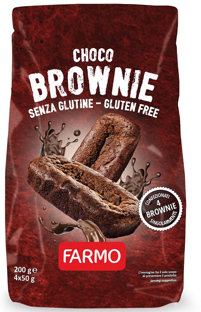 FARMO CHOCO BROWNIE 4 X 50 G - Gruppofarmastore.it