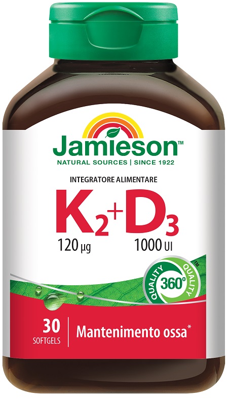 JAMIESON K2+D3 30 PERLE - Gruppofarmastore.it