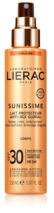 LIERAC SUNISSIME LATTE CORPO SPF30 150 ML - Gruppofarmastore.it