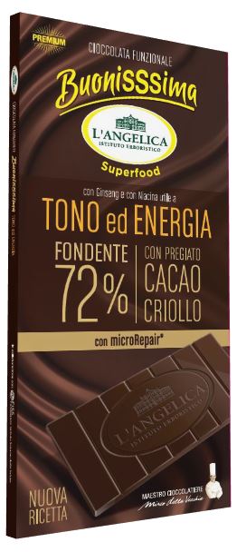 L'ANGELICA TAVOLETTA FUNZIONALE TONO ENERGIA 80 G - Gruppofarmastore.it