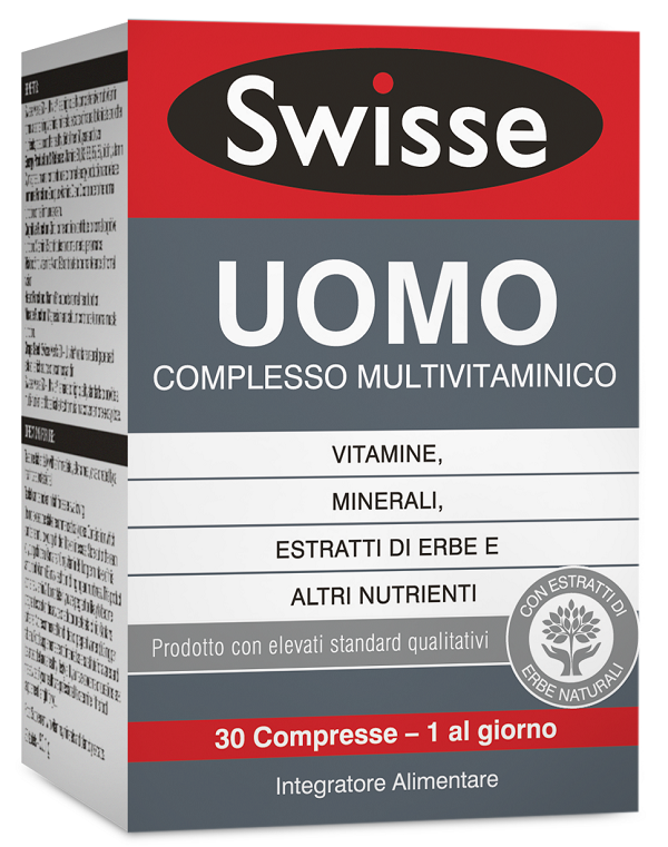 SWISSE MULTIVITAMINICO UOMO 30 COMPRESSE - Gruppofarmastore.it