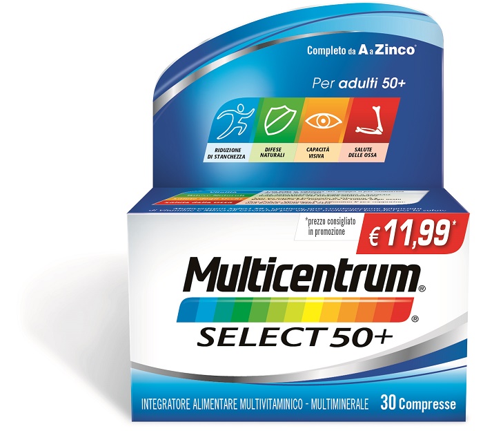 MULTICENTRUM SELECT 30 COMPRESSE PROMO - Gruppofarmastore.it