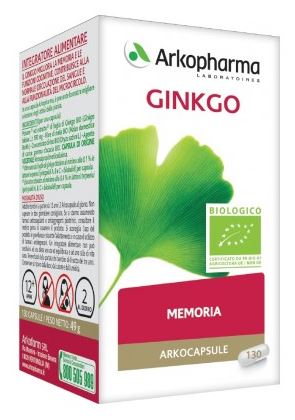 ARKO CAPSULE GINKGO BIO 130 CAPSULE - Gruppofarmastore.it