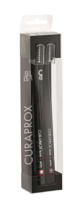 CURAPROX BLACK IS WHITE DENTIFRICI SBIANCANTI 2 SPAZZOLINI - Gruppofarmastore.it