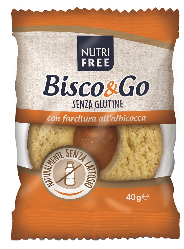 NUTRIFREE BISCO&GO CON FARCITURA ALL'ALBICOCCA 40 G - Gruppofarmastore.it