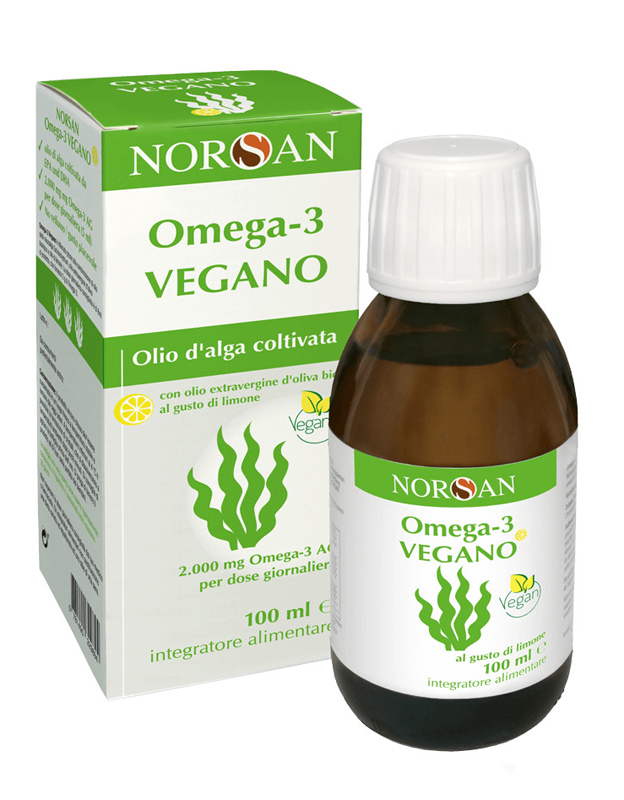NORSAN OMEGA 3 VEGANO 100 ML AL GUSTO DI LIMONE - Gruppofarmastore.it