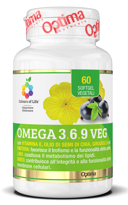 COLOURS OF LIFE OMEGA 3-6-9 VEG 60 SOFT GEL - Gruppofarmastore.it