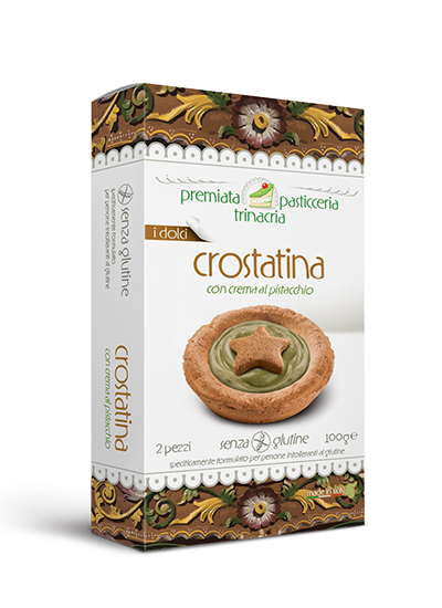 CROSTATINA CON CREMA AL PISTACCHIO 100 G - Gruppofarmastore.it