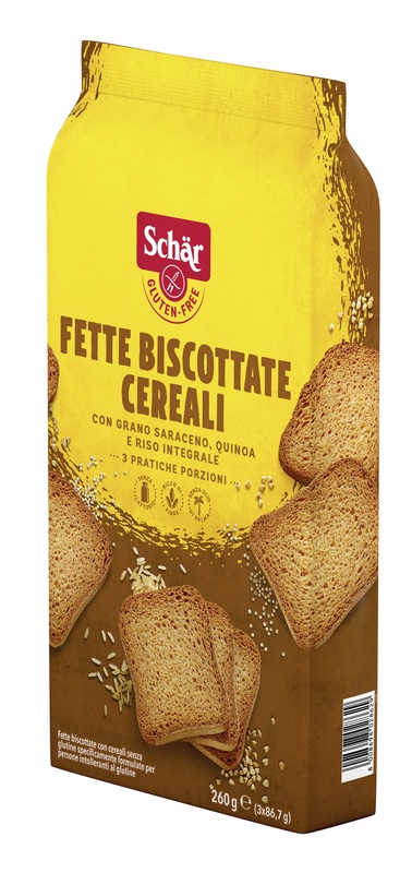 SCHAR FETTE BISCOTTATE CEREALI 3 PORZIONI DA 86,7 G - Gruppofarmastore.it
