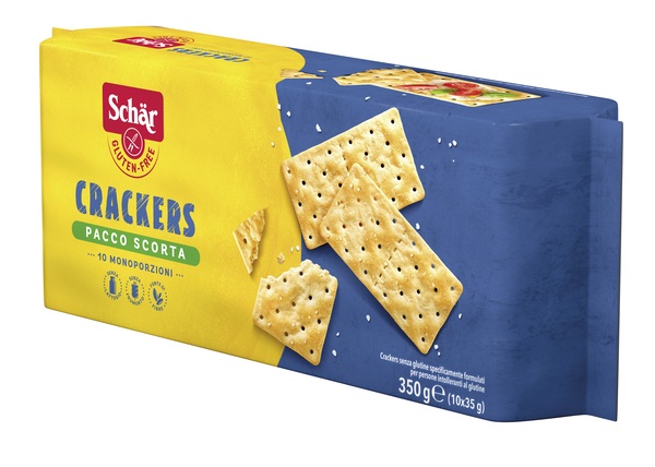 SCHAR CRACKERS SENZA LATTOSIO PACCO SCORTA 10 MONOPORZIONI DA 35 G - Gruppofarmastore.it