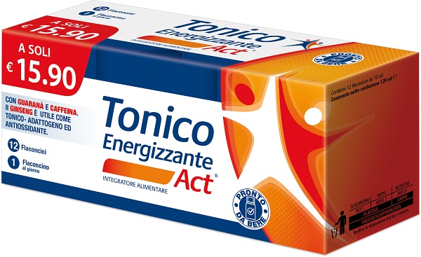 TONICO ENERGIZZANTE ACT 12 FLACONCINI 10 ML - Gruppofarmastore.it