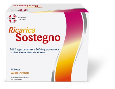 MATT DIVISIONE PHARMA RICARICA SOSTEGNO 20 BUSTE GUSTO ARANCIA - Gruppofarmastore.it