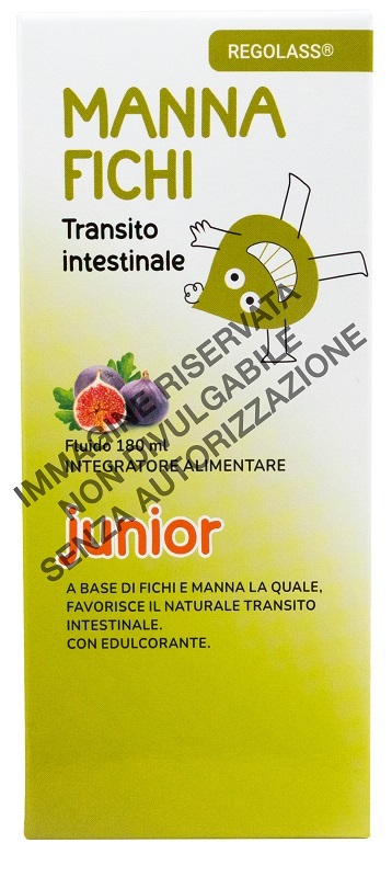 LABORATORIO DELLA FARMACIA MANNA FICHI JUNIOR 180 ML LINEA REGOLASS - Gruppofarmastore.it
