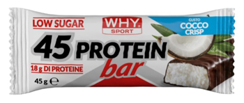 WHYSPORT 45 PROTEIN BAR COCCO CRISP 45 G - Gruppofarmastore.it