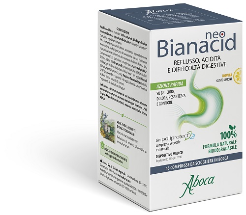 NEOBIANACID 45 COMPRESSE LIMONE - Gruppofarmastore.it