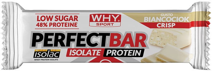 WHYSPORT PERFECT BAR BIANCOCIOK CRISP 50 G - Gruppofarmastore.it