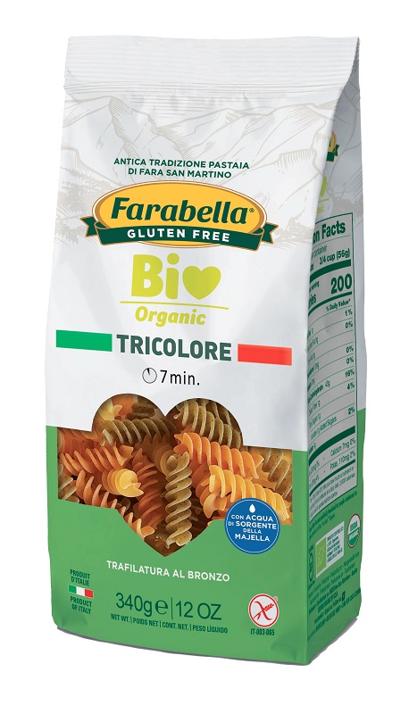 FARABELLA BIO FUSILLI TRICOLORE 340 G - Gruppofarmastore.it