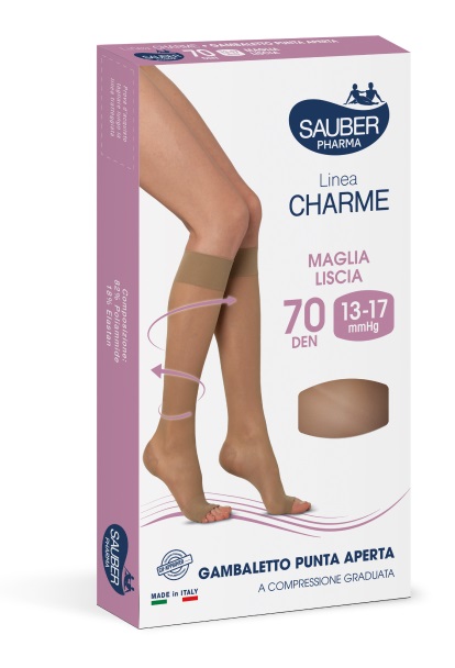 SAUBER GAMBALETTO OPEN TOE 70 DENARI MAGLIA LISCIA MEDIO TAGLIA 3 - Gruppofarmastore.it