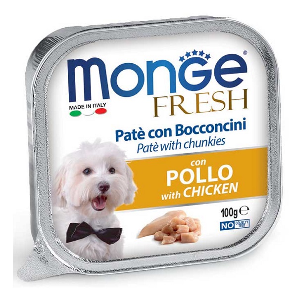 MONGE FRESH POLLO 100 G - Gruppofarmastore.it