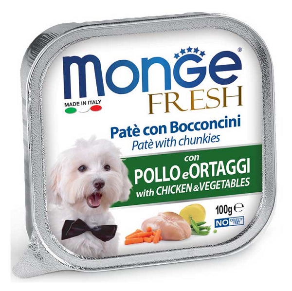 MONGE FRESH POLLO/VERDURE 100 G - Gruppofarmastore.it
