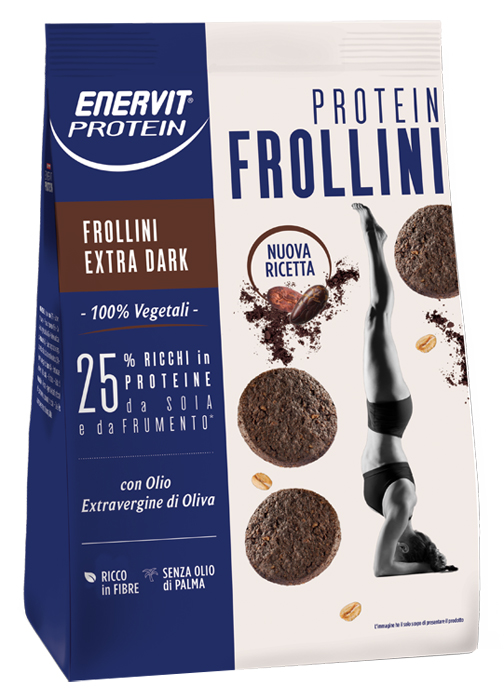 ENERVIT PROTEIN FROLLINI EXTRA DARK 200 G - Gruppofarmastore.it