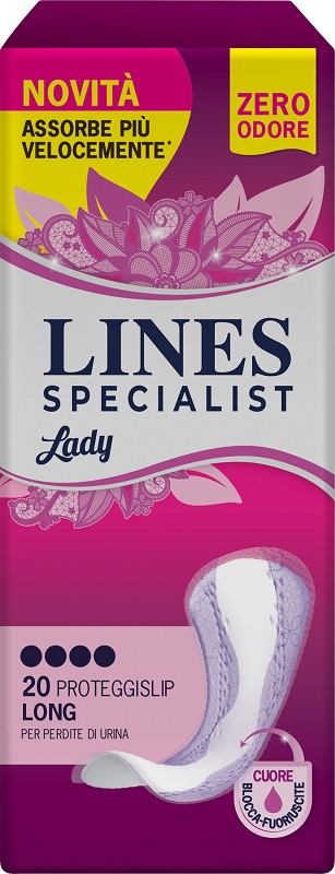 PANNOLONE SAGOMATO LINES SPECIALIST ULTRAMINI 20 PEZZI - Gruppofarmastore.it
