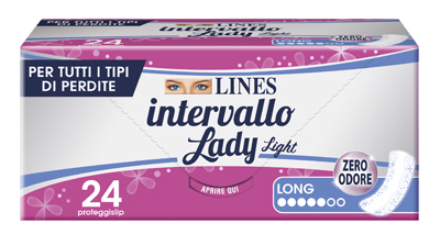 LINES INTERVALLO LADY LIGHT LONG 24 PEZZI - Gruppofarmastore.it