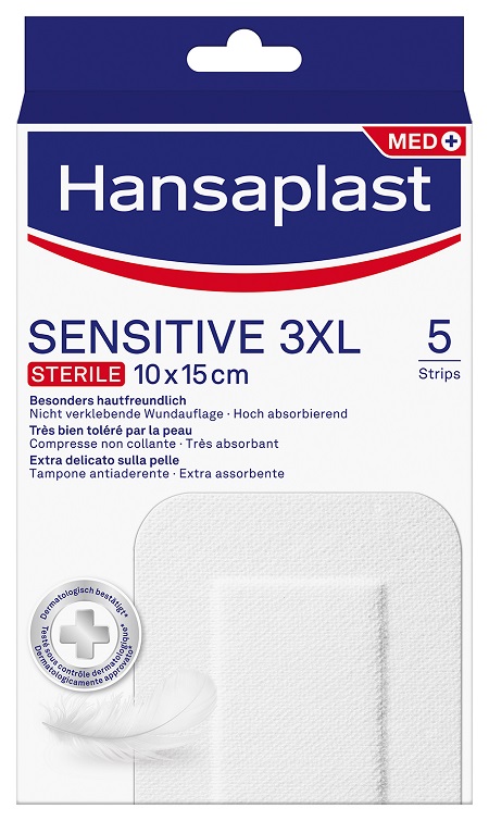 HANSAPLAST SENSITIVE 3XL 10X15CM 5 PEZZI - Gruppofarmastore.it