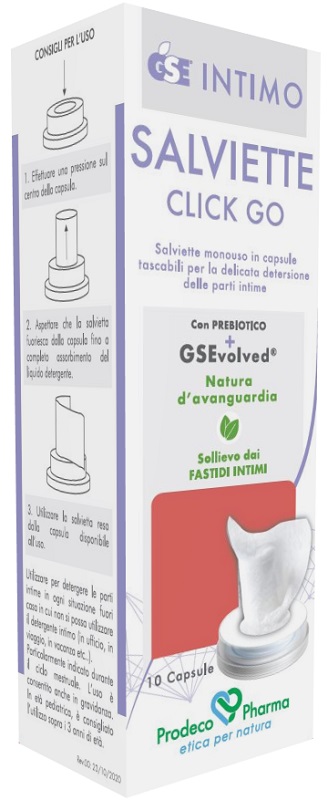 GSE INTIMO SALVIETTE CLICK GO 10 PEZZI - Gruppofarmastore.it