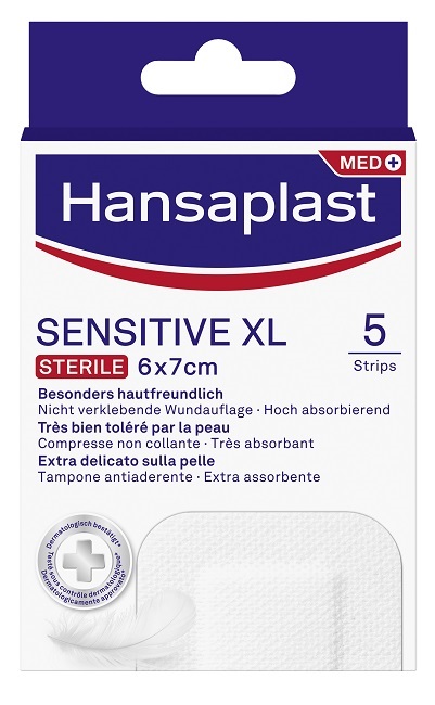 CEROTTO HANSAPLAST SENSITIVE XL 5 PEZZI - Gruppofarmastore.it