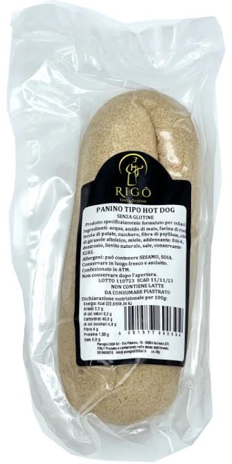 RIGO' PANINO HOT DOG 95 G - Gruppofarmastore.it