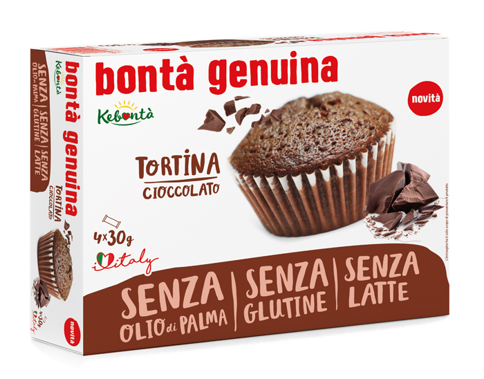 KEBONTA' TORTINA CIOCCOLATO 120 G - Gruppofarmastore.it