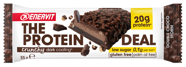 ENERVIT PROTEIN DEAL DOUBLE CHOCO STORM 55 G - Gruppofarmastore.it