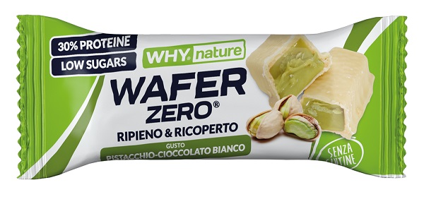 WHYNATURE WAFER ZERO PISTACCHIO CIOCCOLATO BIANCO 35 G - Gruppofarmastore.it