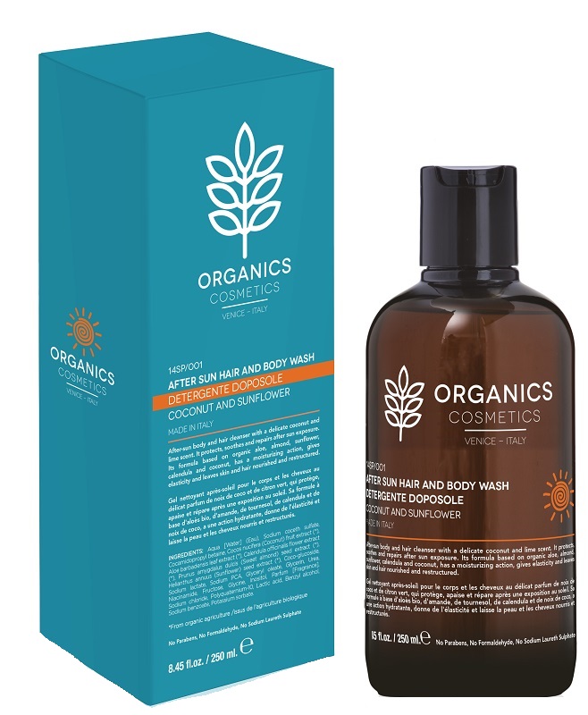ORGANICS PHARM AFTER SUN HAIR AND BODY WASH 250 ML - Gruppofarmastore.it