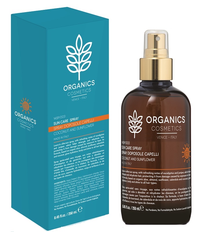 ORGANICS PHARM SUN CARE SPRAY DISTRICANTE DOPOSOLE CAPELLI 250 ML - Gruppofarmastore.it