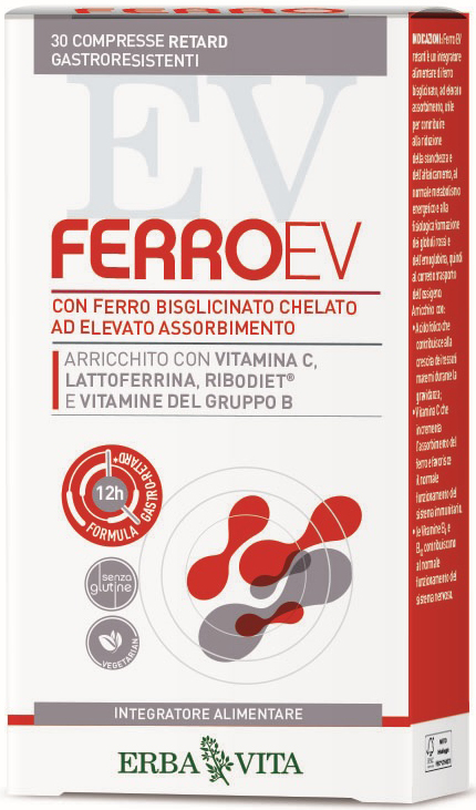 FERRO EV RETARD 30 COMPRESSE GASTRORESISTENTI - Gruppofarmastore.it