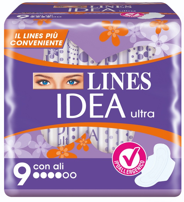 LINES IDEA ULTRA GIORNO ALI 9 PEZZI - Gruppofarmastore.it