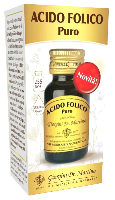 ACIDO FOLICO PURO LIQUIDO ANALCOLICO 30 ML - Gruppofarmastore.it