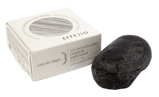 EFFEBIO DOCCIASCHIUMA SOLIDO CARBONE E ARGILLA BIANCA 75 G - Gruppofarmastore.it