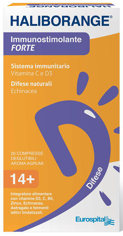 HALIBORANGE IMMUNOSTIMOLANTE FORTE 20 COMPRESSE - Gruppofarmastore.it