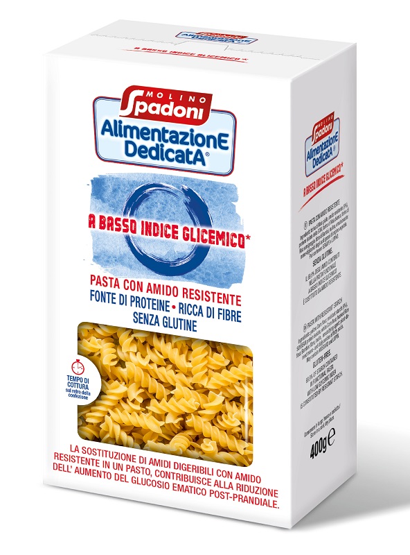 ALIMENTAZIONE DEDICATA FUSILLI BASSO INDICE GLICEMICO SENZA GLUTINE 400 G - Gruppofarmastore.it