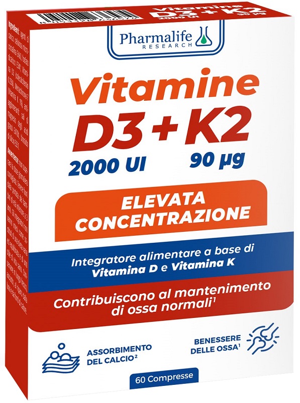 VITAMINE D3+K2 60 COMPRESSE - Gruppofarmastore.it