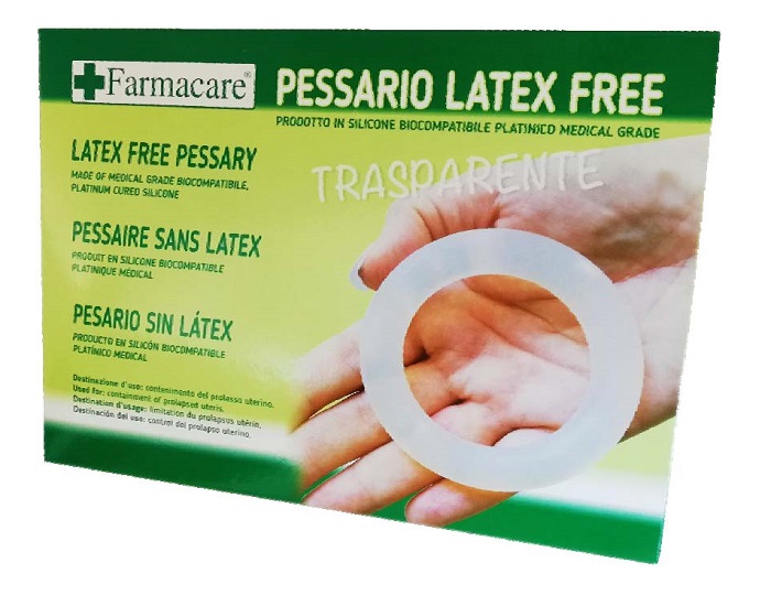 PESSARIO IN SILICONE NEUTRO TRASPARENTE STERILE DIAMETRO 50 MM PER PROLASSO UTERINO - Gruppofarmastore.it