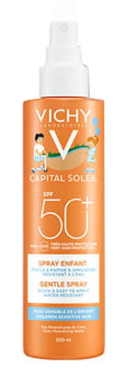 CAPITAL SOLEIL SPRAY KID WATER RESIST 50+ 200 ML - Gruppofarmastore.it