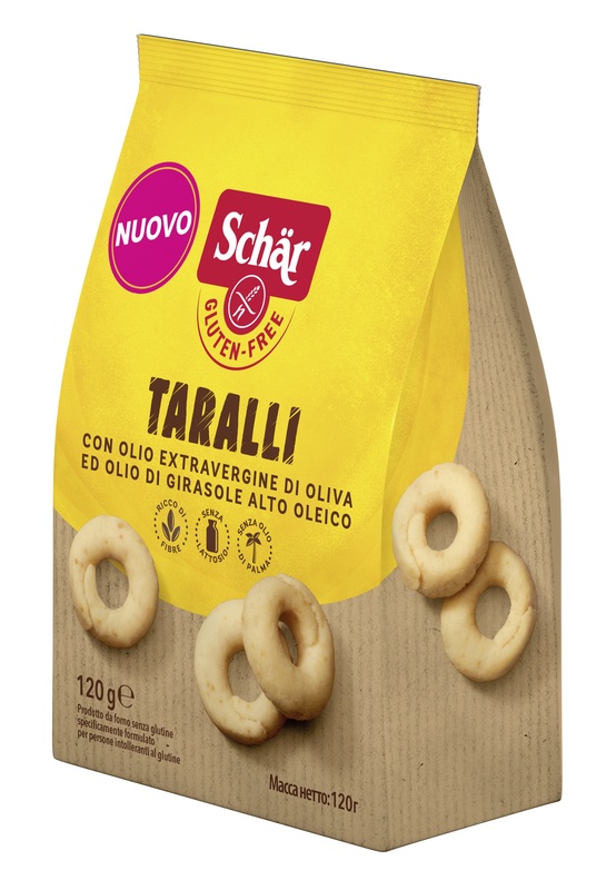 SCHAR TARALLI SENZA LATTOSIO 120 G - Gruppofarmastore.it
